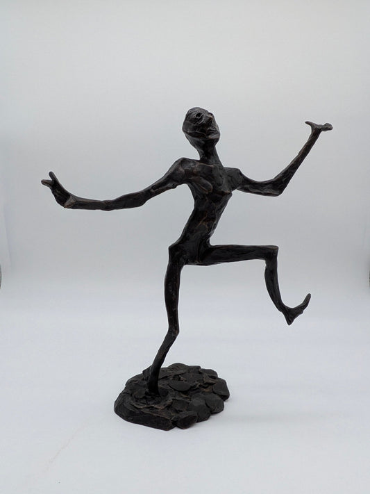 Ina van Faassen - Man op 1 been (1996) - Holland Heritage Gallery