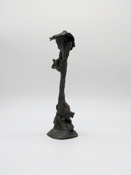 Onbekend signatuur - Abstract beeld figuur met hoed