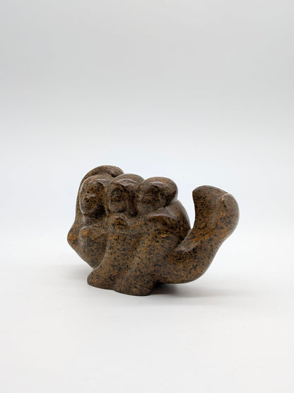 A.L. Gesigneerd - 3 figuren op een vis - Holland Heritage Gallery