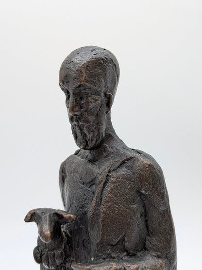 Adri van Rooijen - Man met lammetje