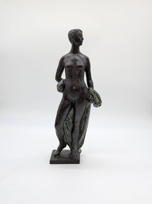 Han Wezelaar - Staand naakt met draperie (1944)