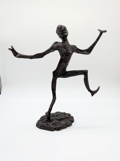 Ina van Faassen - Man op 1 been (1996) - Holland Heritage Gallery