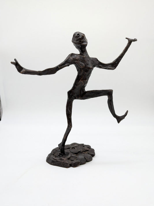 Ina van Faassen - Man op 1 been (1996) - Holland Heritage Gallery