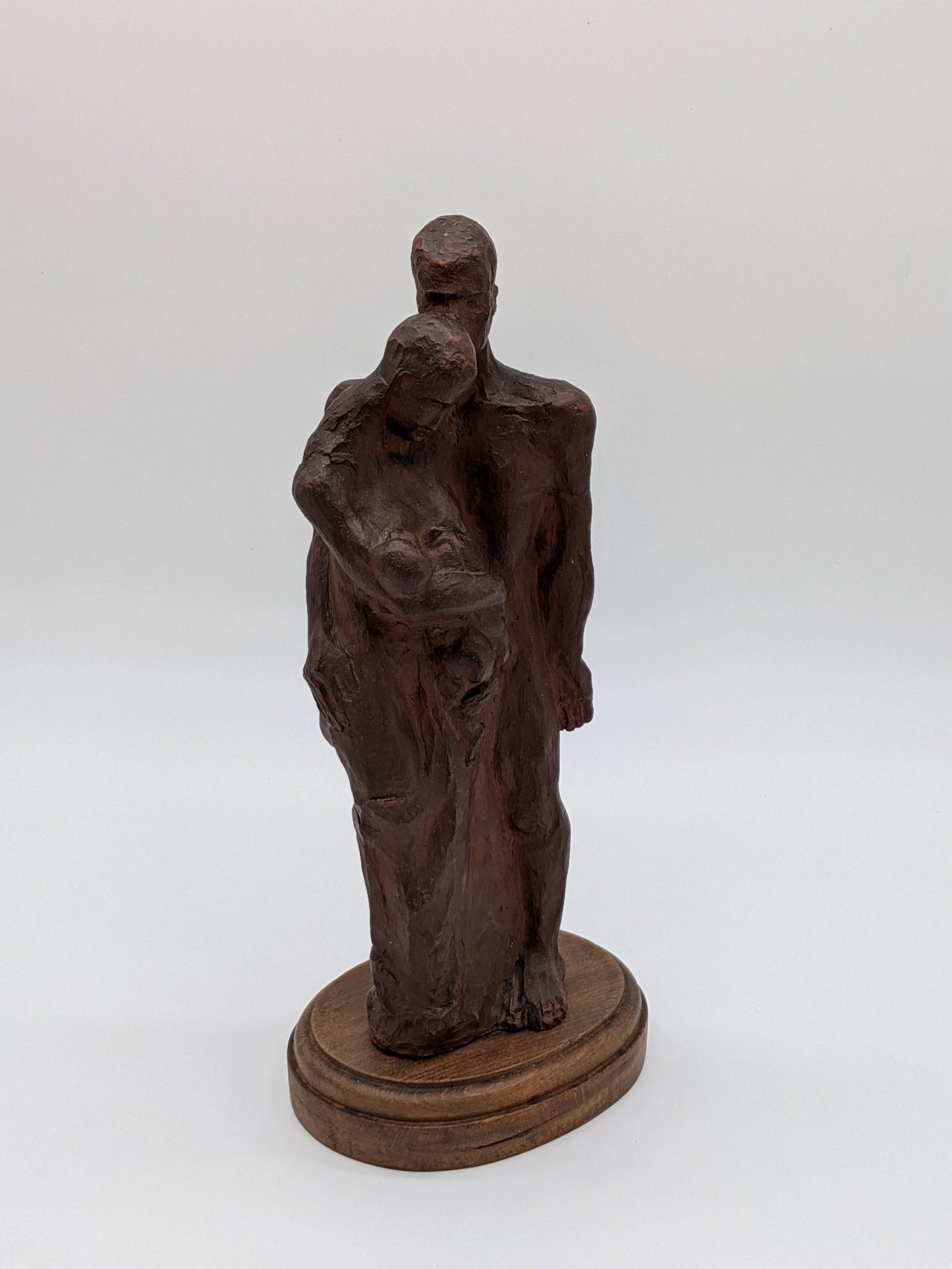 Jan Grégoire - Gezin brons sculptuur