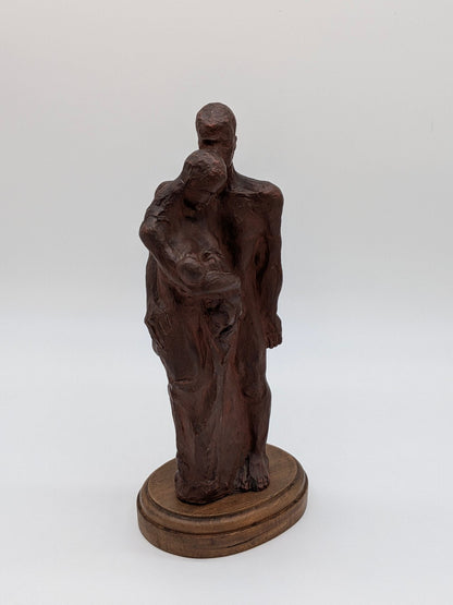 Jan Grégoire - Gezin brons sculptuur