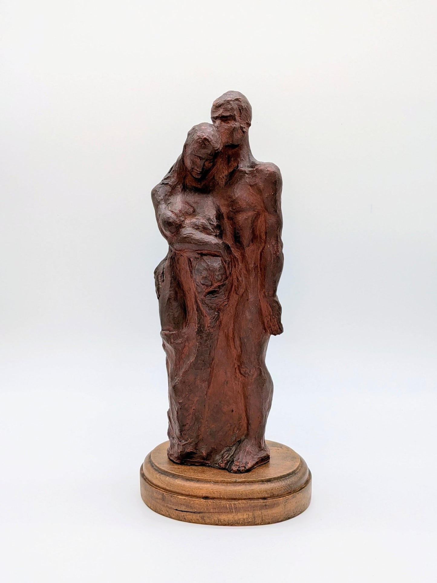 Jan Grégoire - Gezin brons sculptuur