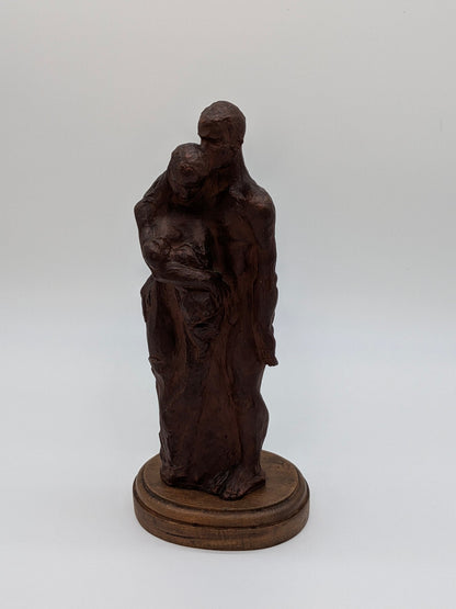 Jan Grégoire - Gezin brons sculptuur