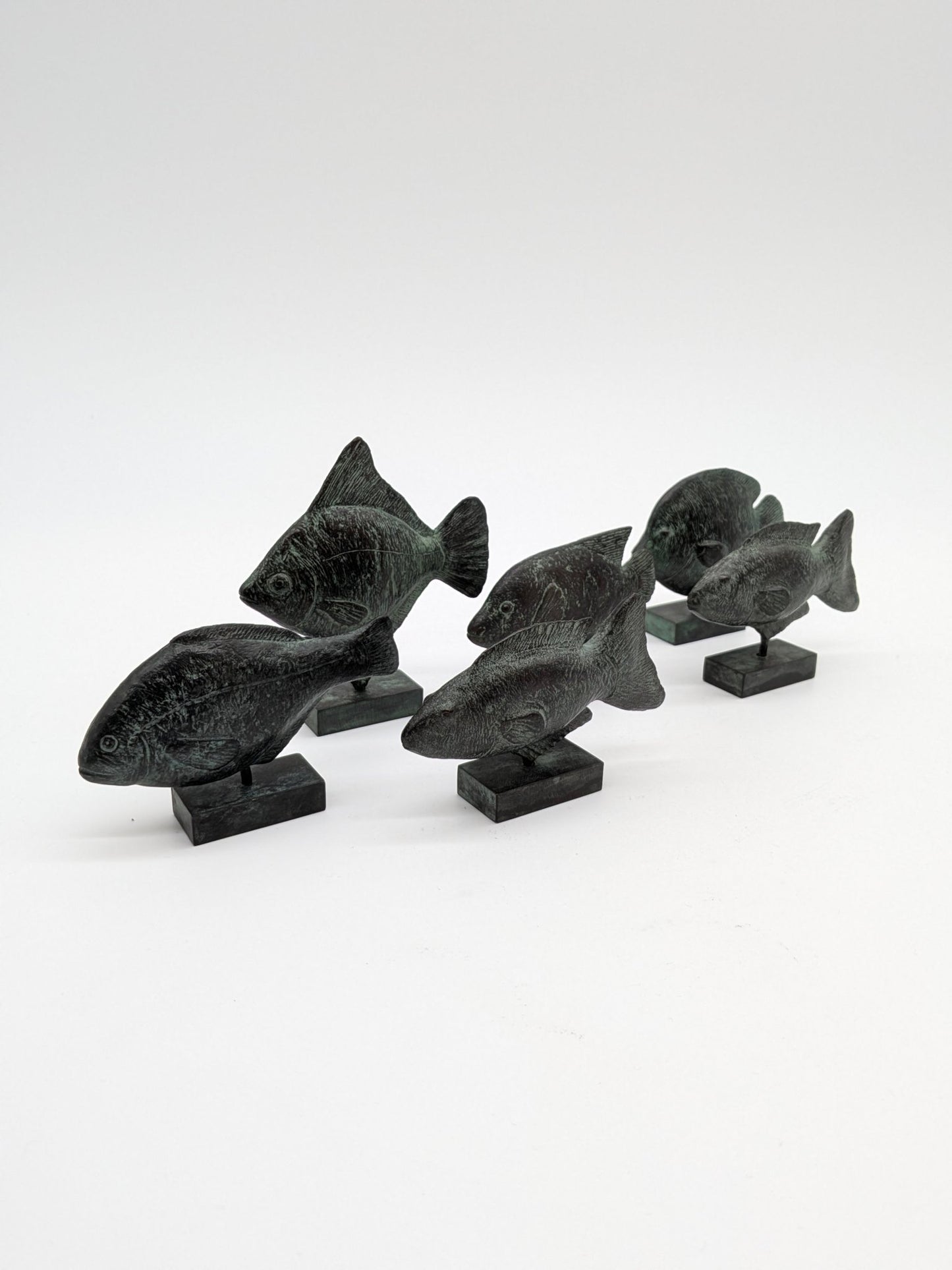 Karin Beek - Complete set van 6 visjes (alle visjes zijn gesigneerd)