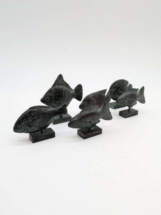 Karin Beek - Complete set van 6 visjes (alle visjes zijn gesigneerd)