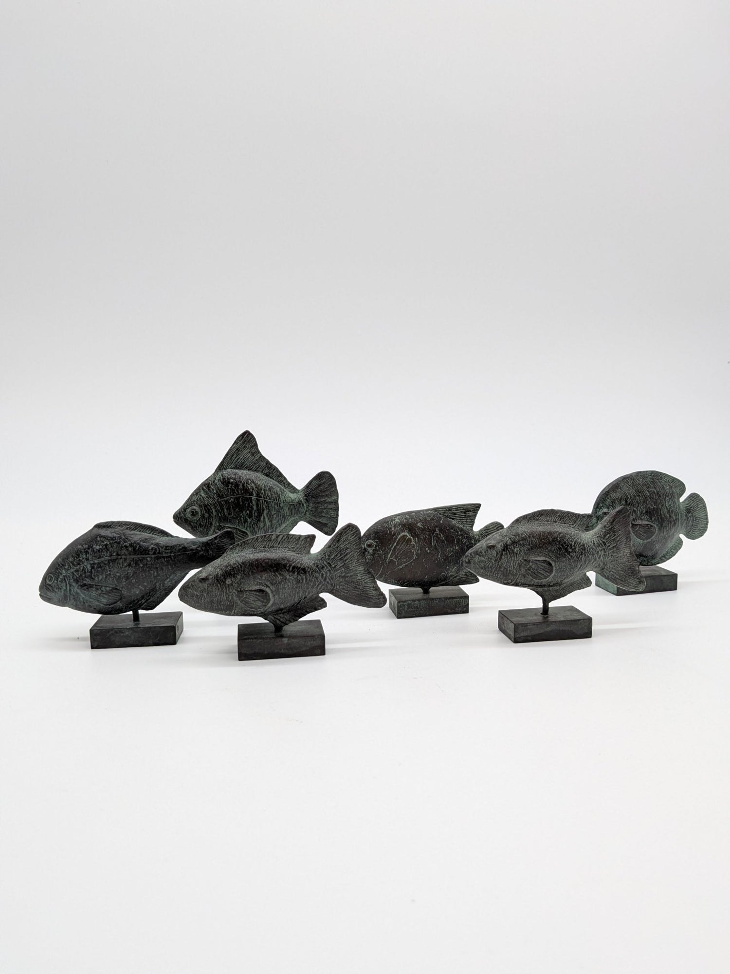 Karin Beek - Complete set van 6 visjes (alle visjes zijn gesigneerd)