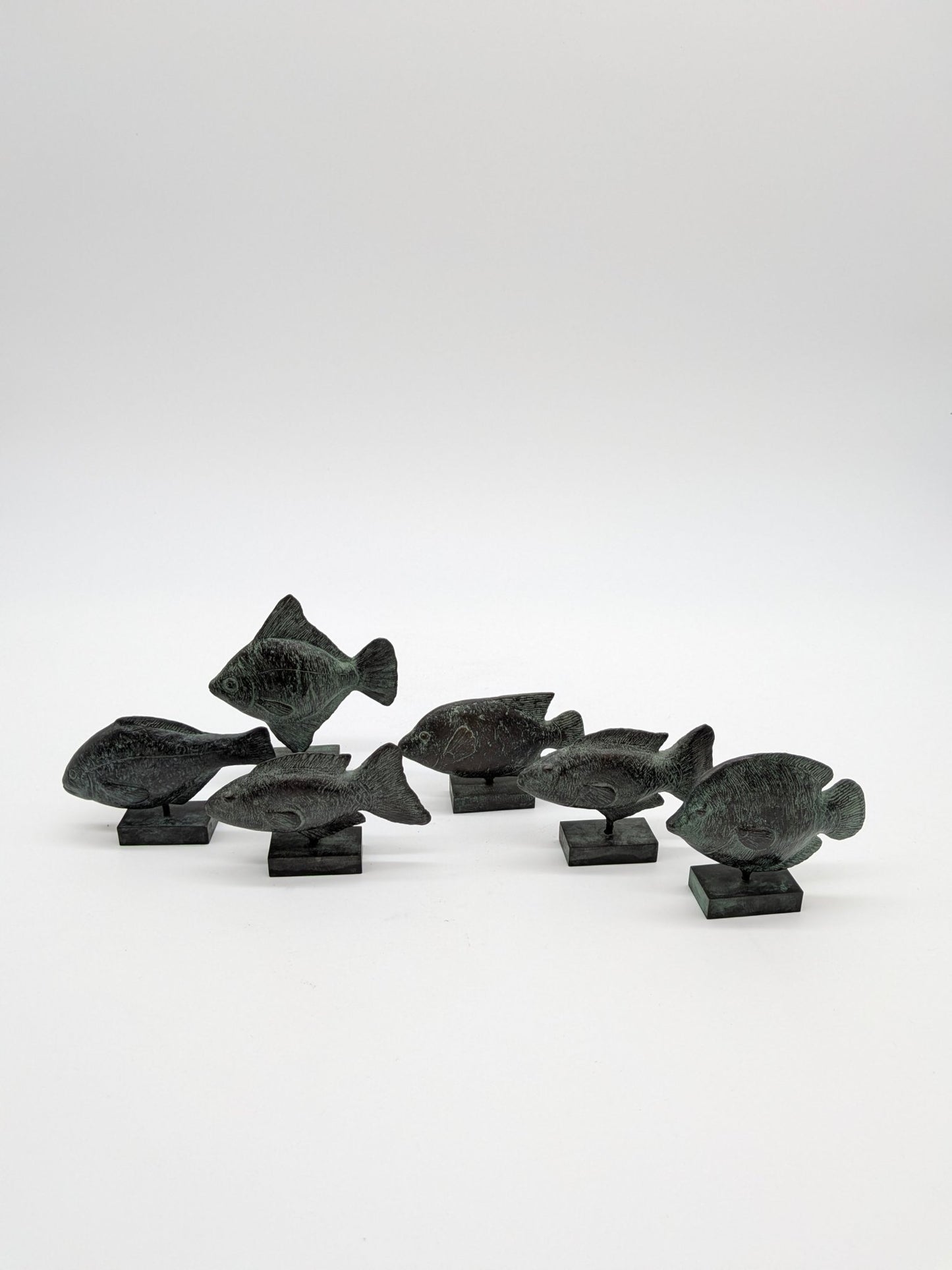 Karin Beek - Complete set van 6 visjes (alle visjes zijn gesigneerd)