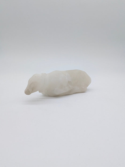 Mila van Beek - Albast liggende koe (1992) - Holland Heritage Gallery