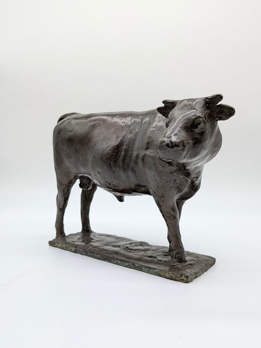 Kunstenaar onbekend - Bronzen beeld stier