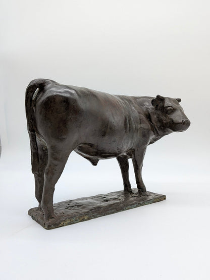 Kunstenaar onbekend - Bronzen beeld stier