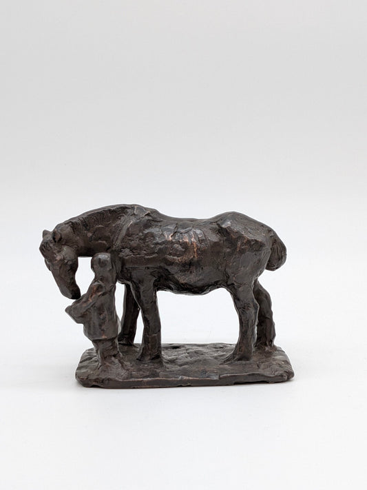 Onbekend - Meisje voert paard - Holland Heritage Gallery