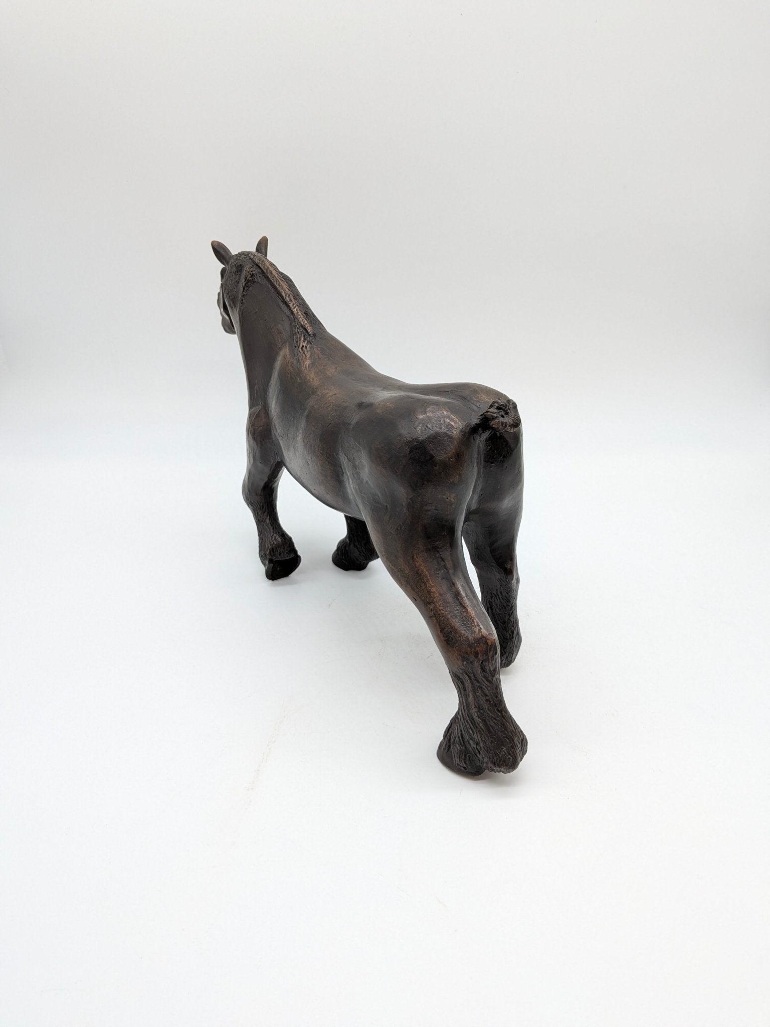 Onbekend signatuur - Brons beeld Paard "Rudur" (8/8)