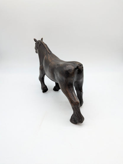 Onbekend signatuur - Brons beeld Paard "Rudur" (8/8)