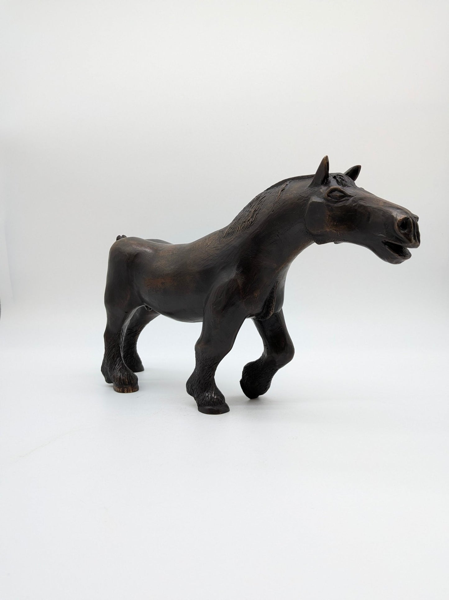 Onbekend signatuur - Brons beeld Paard "Rudur" (8/8)