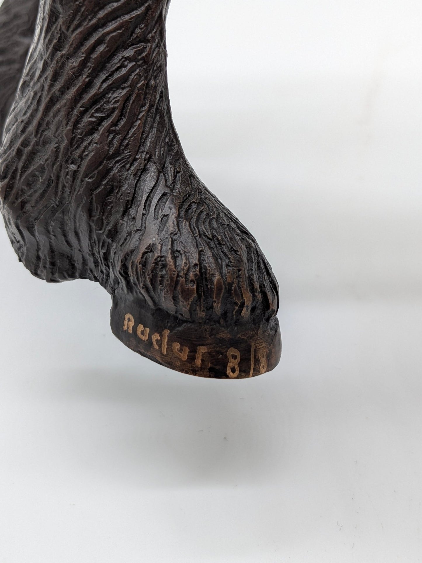 Onbekend signatuur - Brons beeld Paard "Rudur" (8/8)