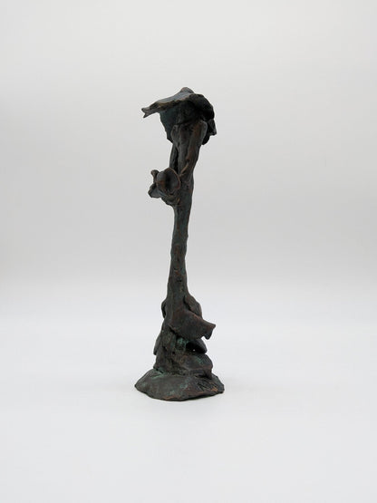 Onbekend signatuur - Abstract beeld figuur met hoed