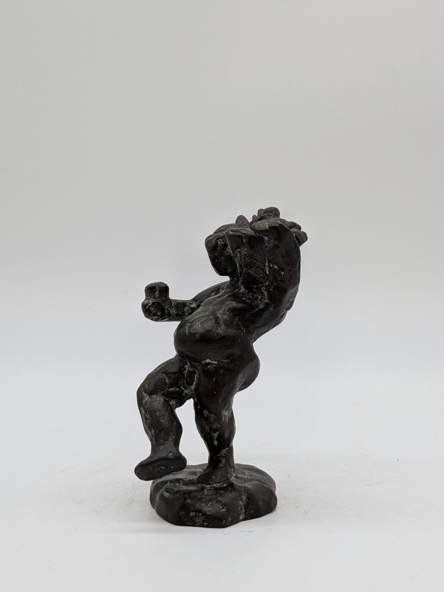 Pieter de Monchy - Bacchus uitgebeeld in brons (1978)