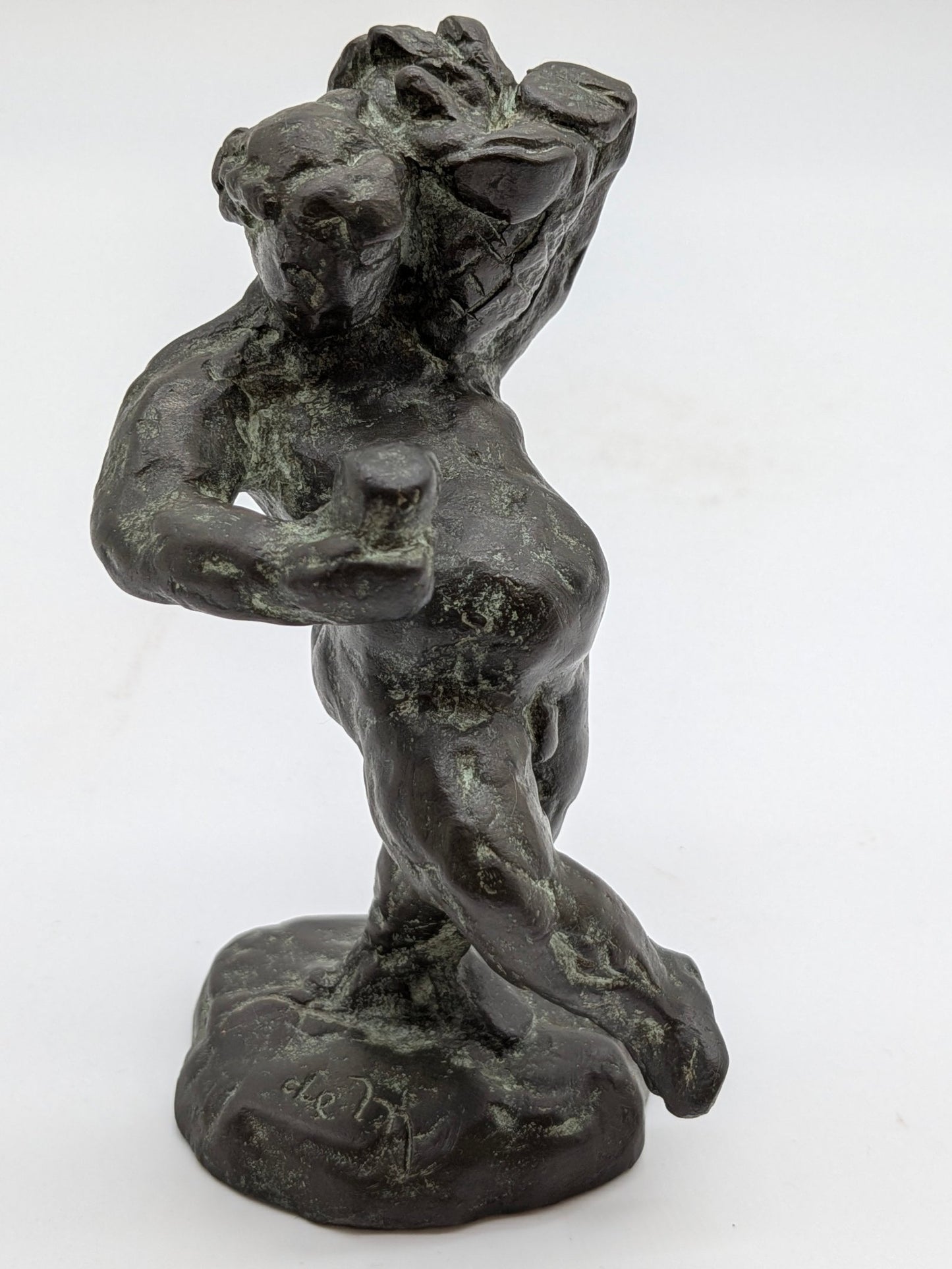 Pieter de Monchy - Bacchus uitgebeeld in brons (1978)